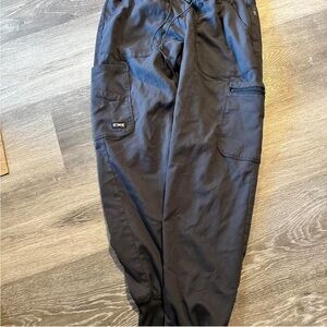 Grey's Anatomy Black Cargo Jogger Srubs with Multiple Pockets